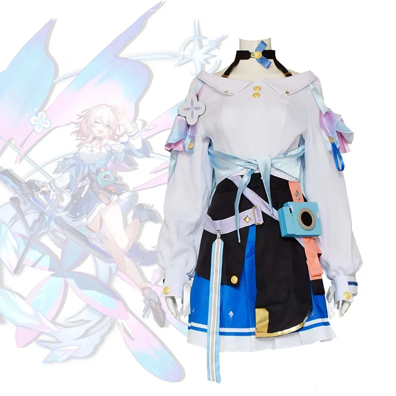 

Honkai: Star Rail March 7th Cosplay Costume Full Set Of Game Anime Clothing