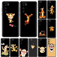 phone case for huawei p10 p20 p30 p40 lite p50 pro plus p smart z soft silicone case cover anime cartoon tigger