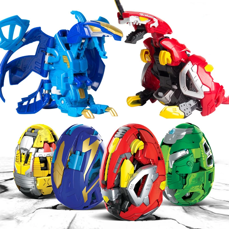 

BAKUGANES Anime Deformation Toy Carbot Egg Automatic Transform Dinosaur Egg Boys Deformation Robot Tyrannosaurus Pterodactyl Toy