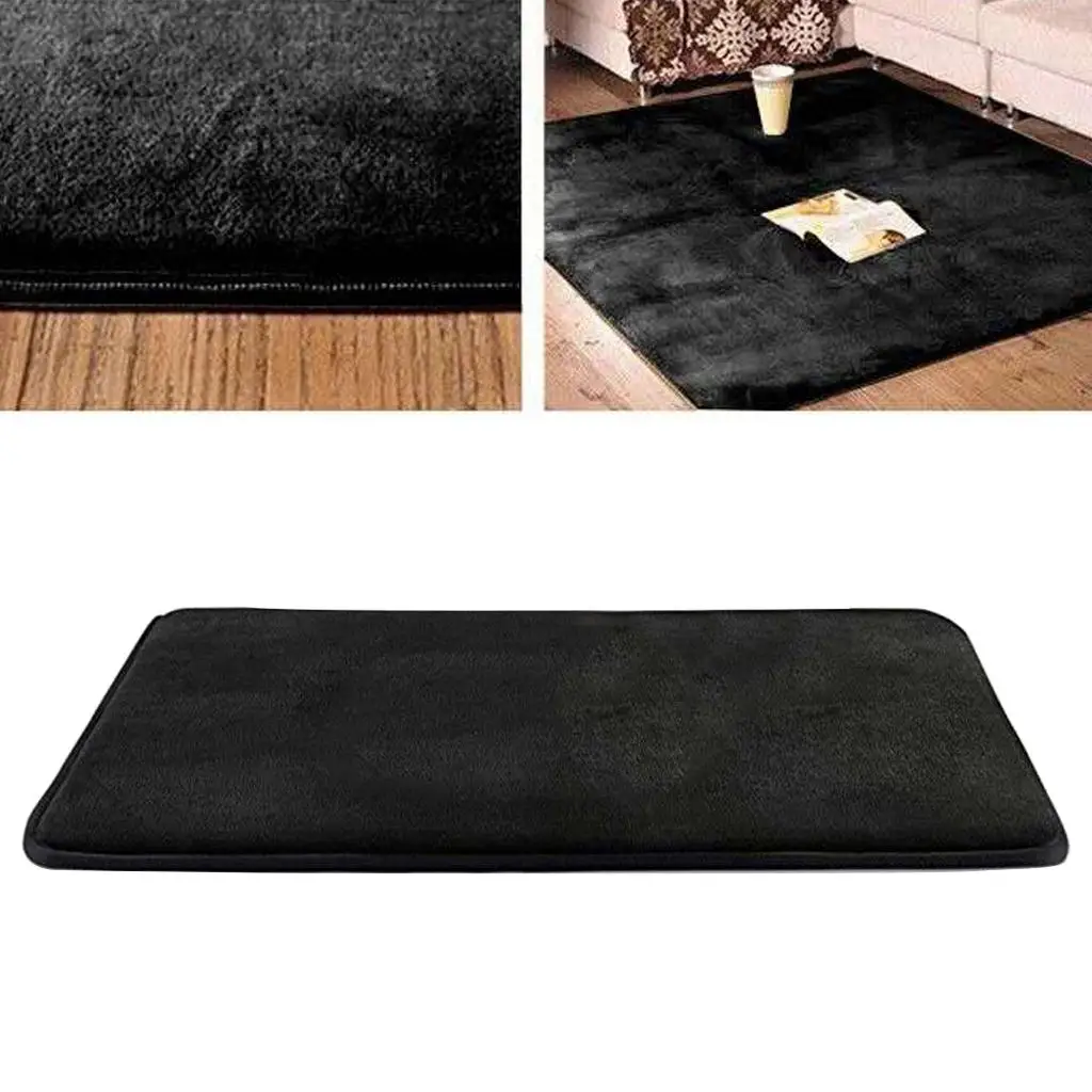 2X коврик для ванной из пены с эффектом памяти небсорбирующий бархатный 0x80 см