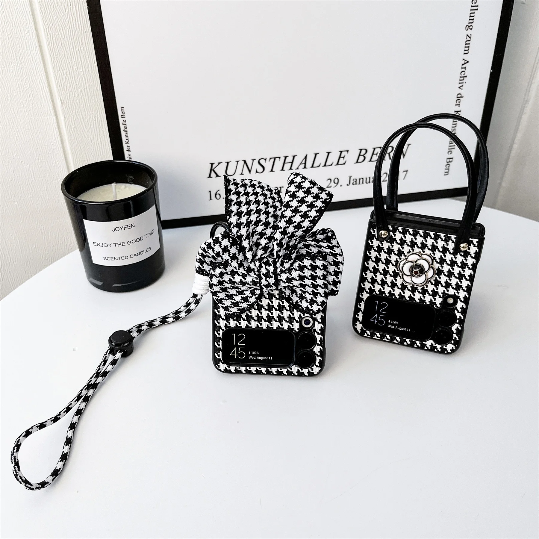 Роскошный корейский 3D чехол с бантом и камелией для Samsung Galaxy Z флип-чехол 3 дюймов