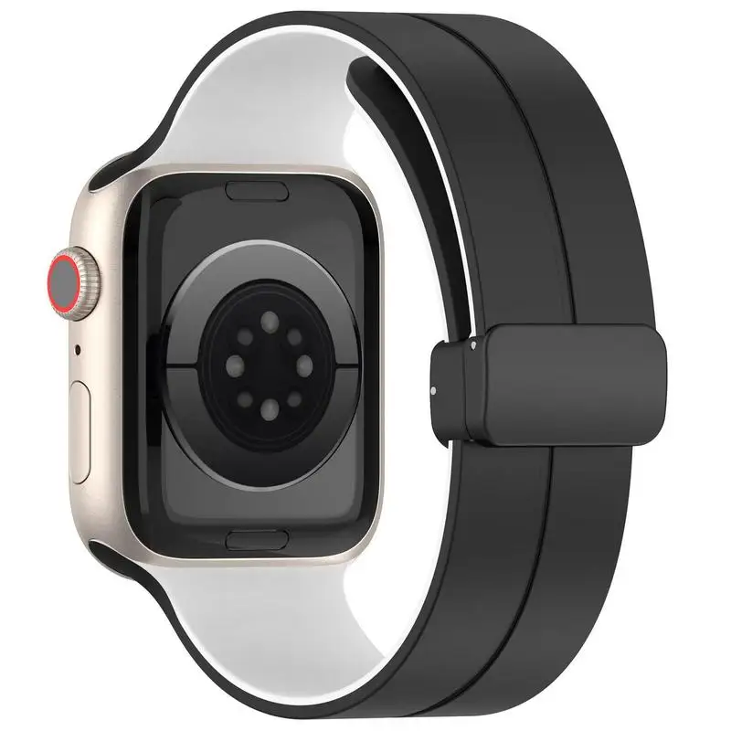 

Ремешок силиконовый для Apple Watch Band 38 мм 40 мм 41 мм, сменный Браслет для IWatch Ultra SE Series 8/7/6/5/4/3/2/1, аксессуары для часов