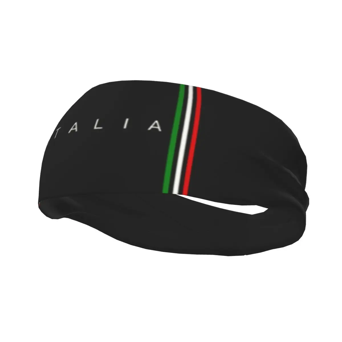 

Custom Italy Flag Sport Headbands for Men Women Elastic Moisture Wicking Italy Qatar Gym Sweatband