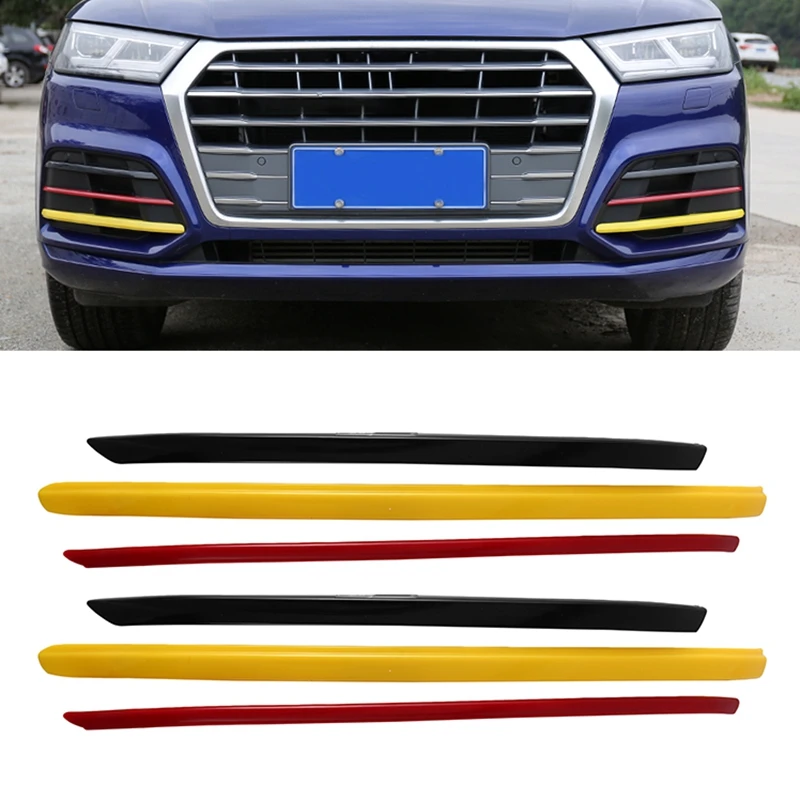 

Front Fog Lamp Decorative Light Bar Cover Trim Strip Sequin For- Q5L 2018-2019