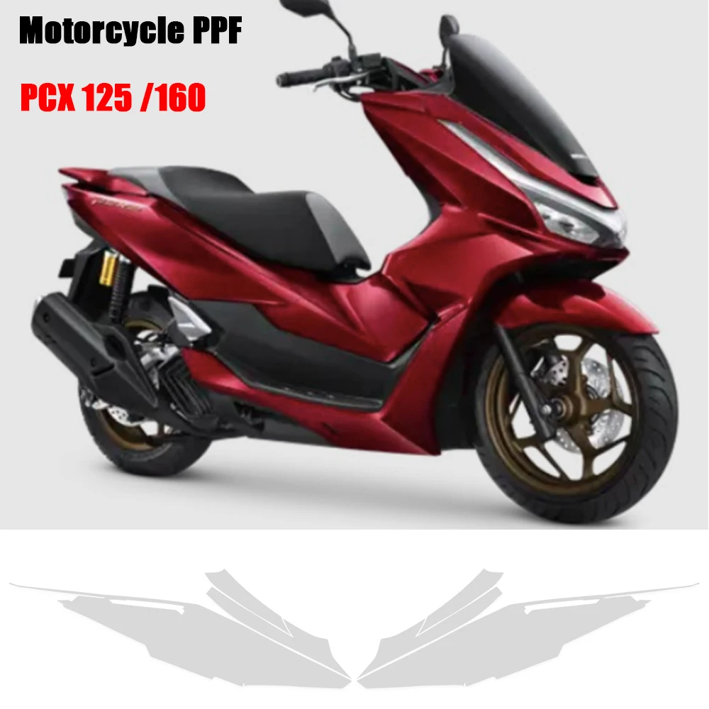 Фото Защитная прозрачная пленка из ТПУ от царапин для мотоциклов HONDA PCX 125 PCX 160, 2025-2026 гг. ﻿ №1