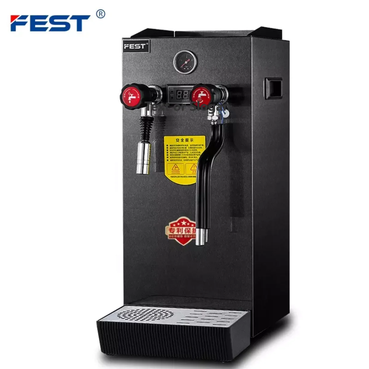 

FEST Commercial Factory Automatic Steam Boiling Machine 10L 2kw Water Heater Commercial Milk Bubble Machine Milk Tea Shop Coffee