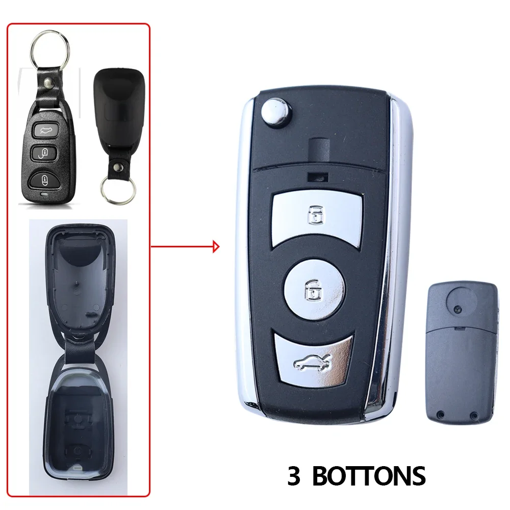 

Обновление/модификация автомобильного брелока, корпус для Kia для Hyundai Sonata Accent Tucson Sonata Santa FE Carens Elantra 2007-2011