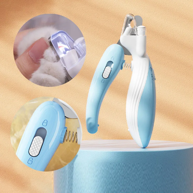 

Professional Pet Nail Clipper LED Light Whale Pet Nail Clipper Claw Grooming Scissors for Puppy Cats Scissors Dog Accessories