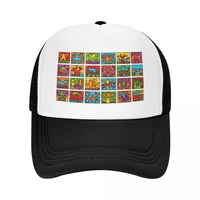 haring abstract geometric graffiti baseball cap sports women mens adjustable keith art trucker hat summer caps snapback hats