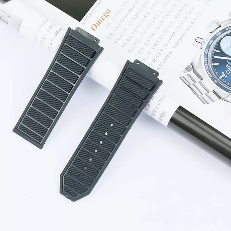 19*29 мм 19*27 мм для Hublot King Power UNICO Big BANG ремешок для часов силиконовая резинка интерфейсный браслет замена с инструментом (art.: 3920cf5fad969) - 3920cf5fad969