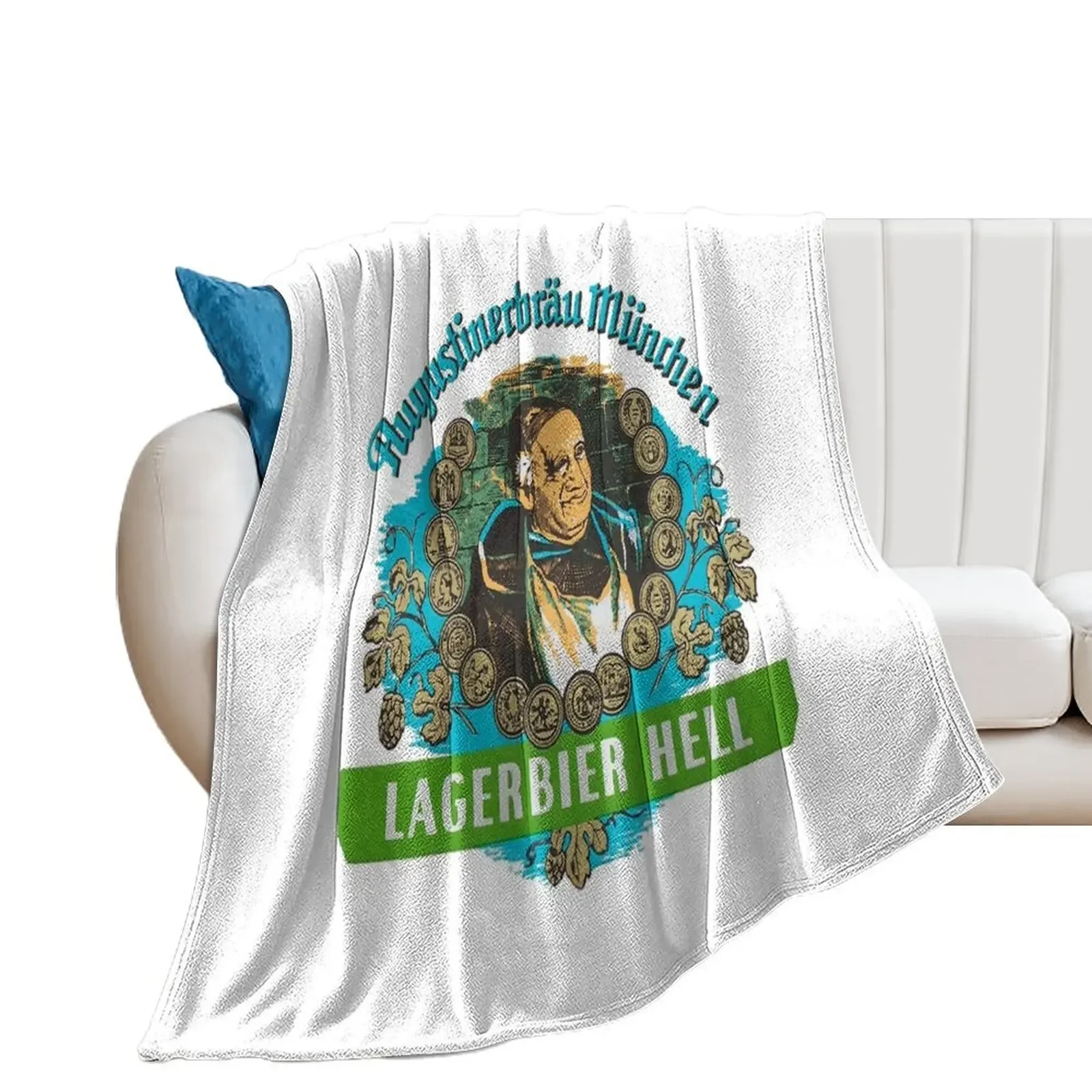 Классическое Одеяло с рисунком огюстинера монетного пива