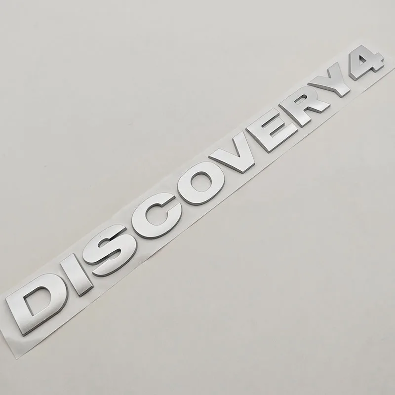 

3D ABS Land Rover Discovery 4 Автомобильные Буквы Логотип Наклейка Наклейка Для Заднего Багажника Эмблема Аксессуары