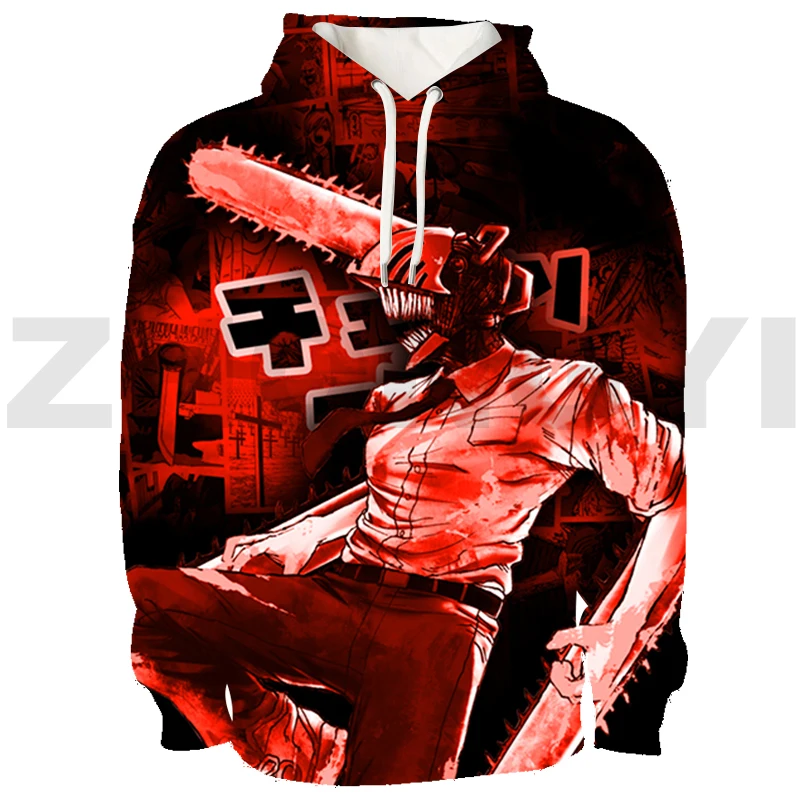 

Harajuku Chainsaw Man デンジ 3D Hoodie Teenage Anime Clothes Japanese Streetwear Men Hip Hop Autumn Street Clothing Top Long Sleeve