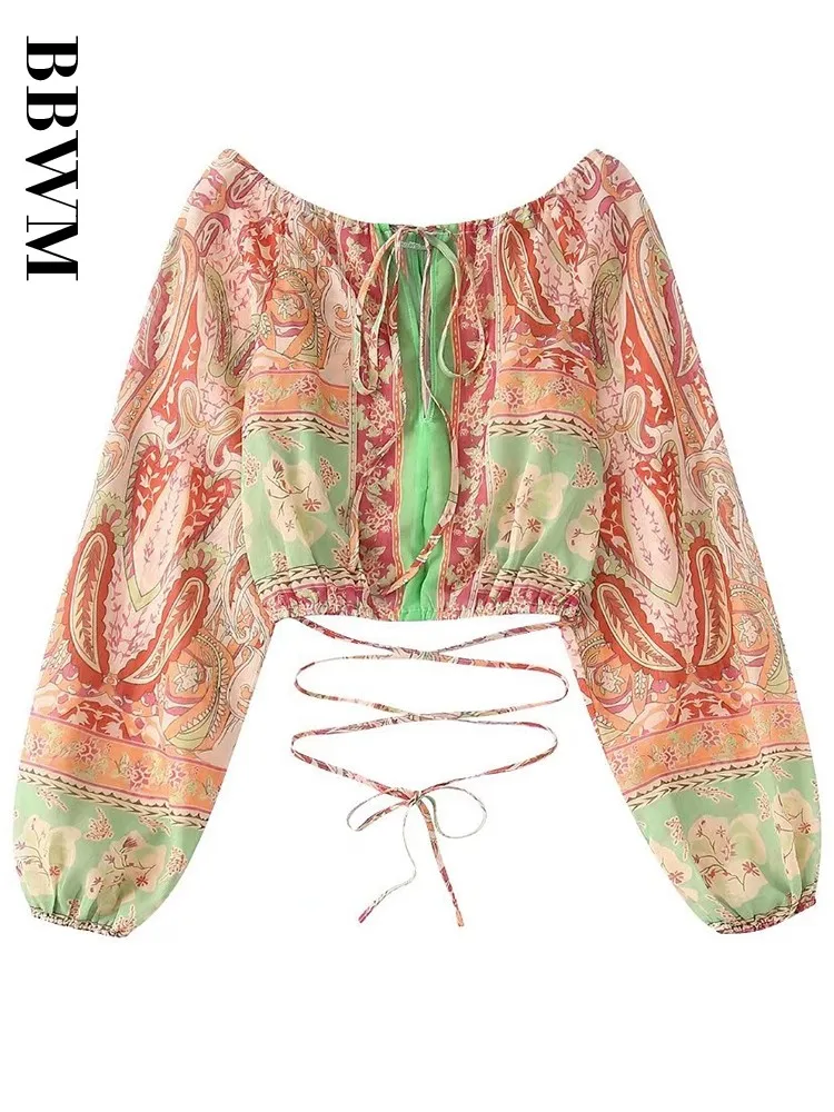 Женская винтажная юбка с круглым вырезом длинная без рукавов принтом высокой