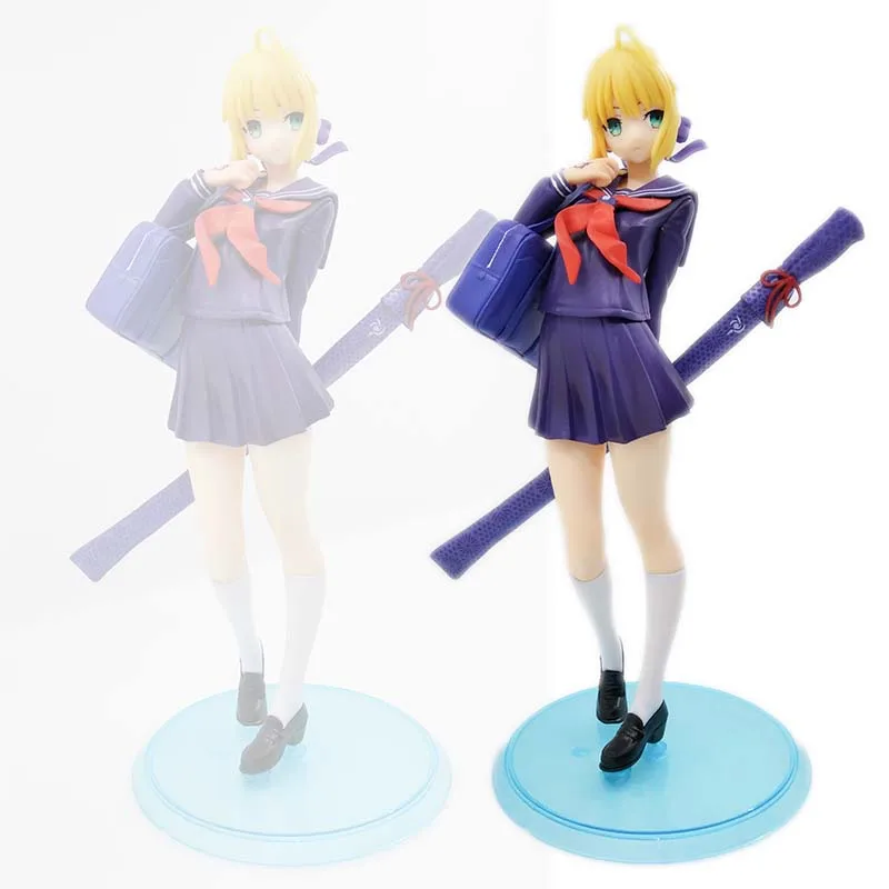

Серия красивых девушек, школьная форма Saber, стоящая фигурка из 1/7 ПВХ 18 см, аниме, сексуальная Коллекционная модель, кукла, игрушка, настольно...