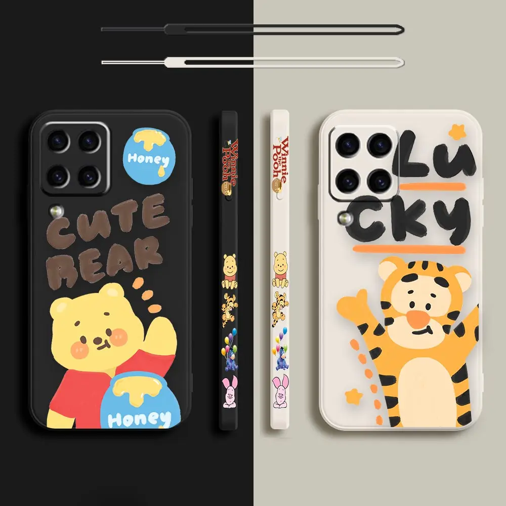 

Winnie The Pooh Winnie pink panther Case For Samsung M62 M53 M52 M51 M33 M31 M30 M21 M20 M10 Note 20 10 9 8 Ultra Plus 5G Cover