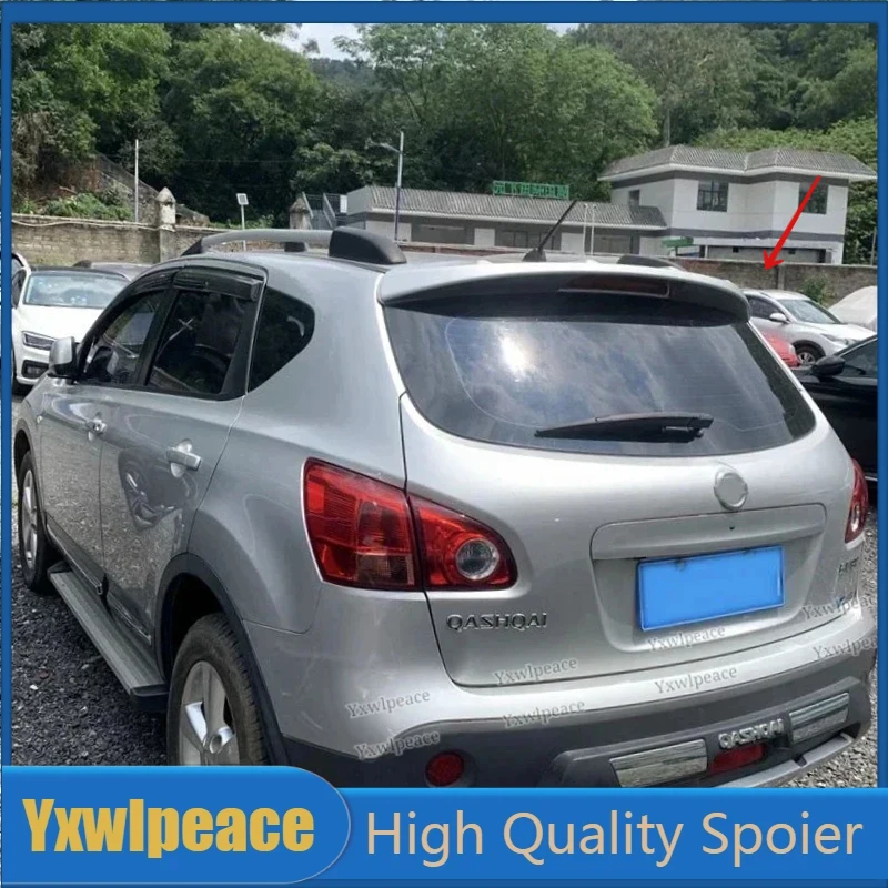 Спойлер для NISSAN Qashqai 2008-2013 высококачественный АБС-пластик отделка заднего крыла