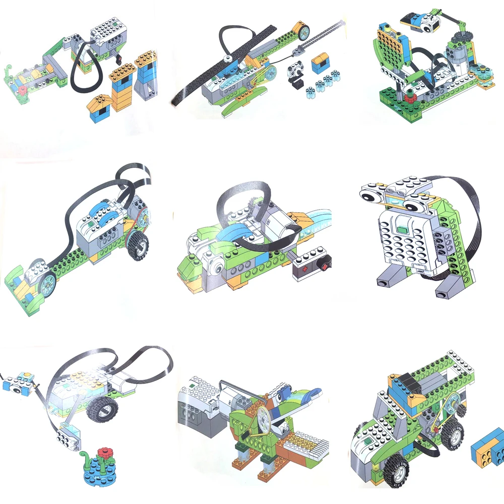 

2022 NEW High-Tech Parts WeDo 3.0 Robotics Construction Set Building Blocks Book Compatible With Wedo 2.0 Educational DIY Toys
