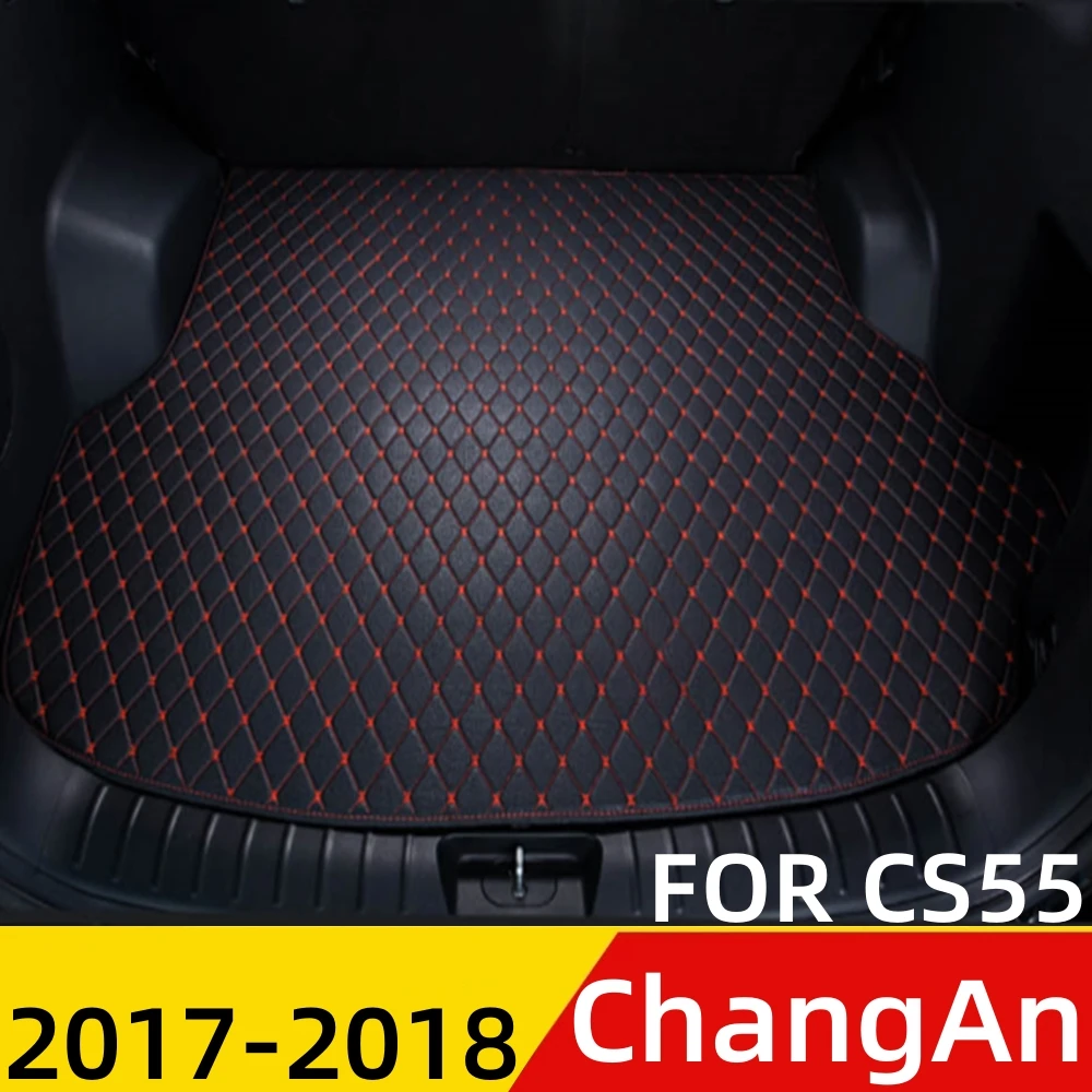 

Коврик для багажника автомобиля ChangAn CS55 2017 18, для любой погоды, XPE, плоский, боковой, задний, грузовой, коврик, подкладка, авто, задние части, багажник, коврик