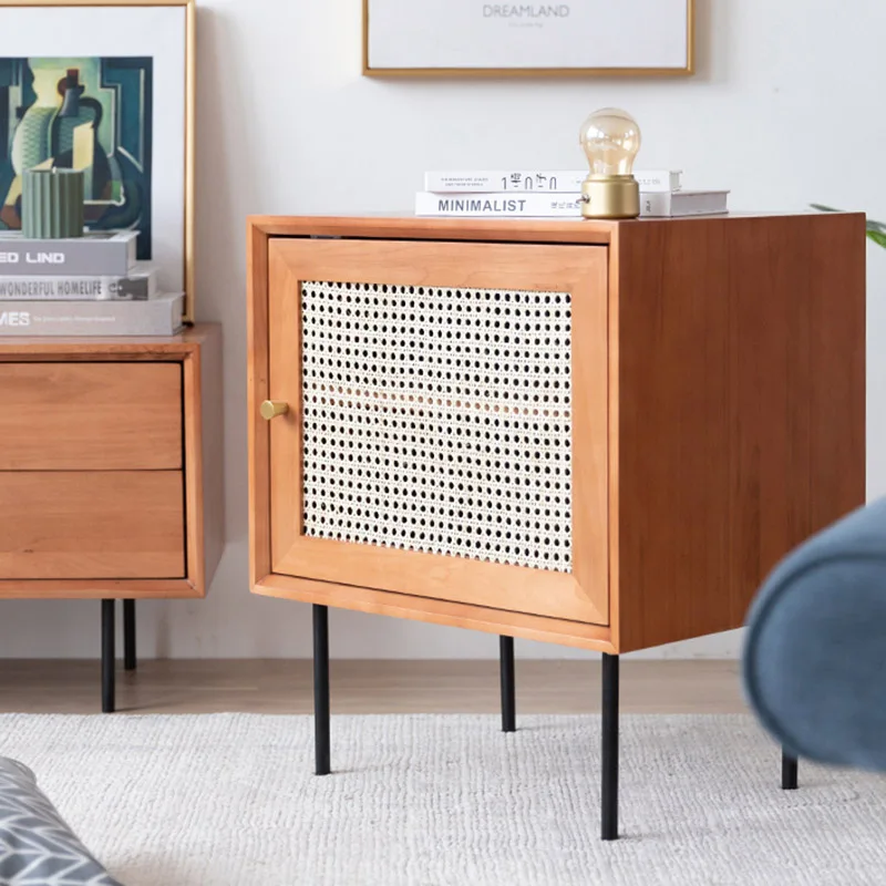 

Cabinets Auxiliary Nightstand Rattan Shelf Headboards Dining Tables Dresser Side Table Table De Nuit Furniture for Room DX50GZ
