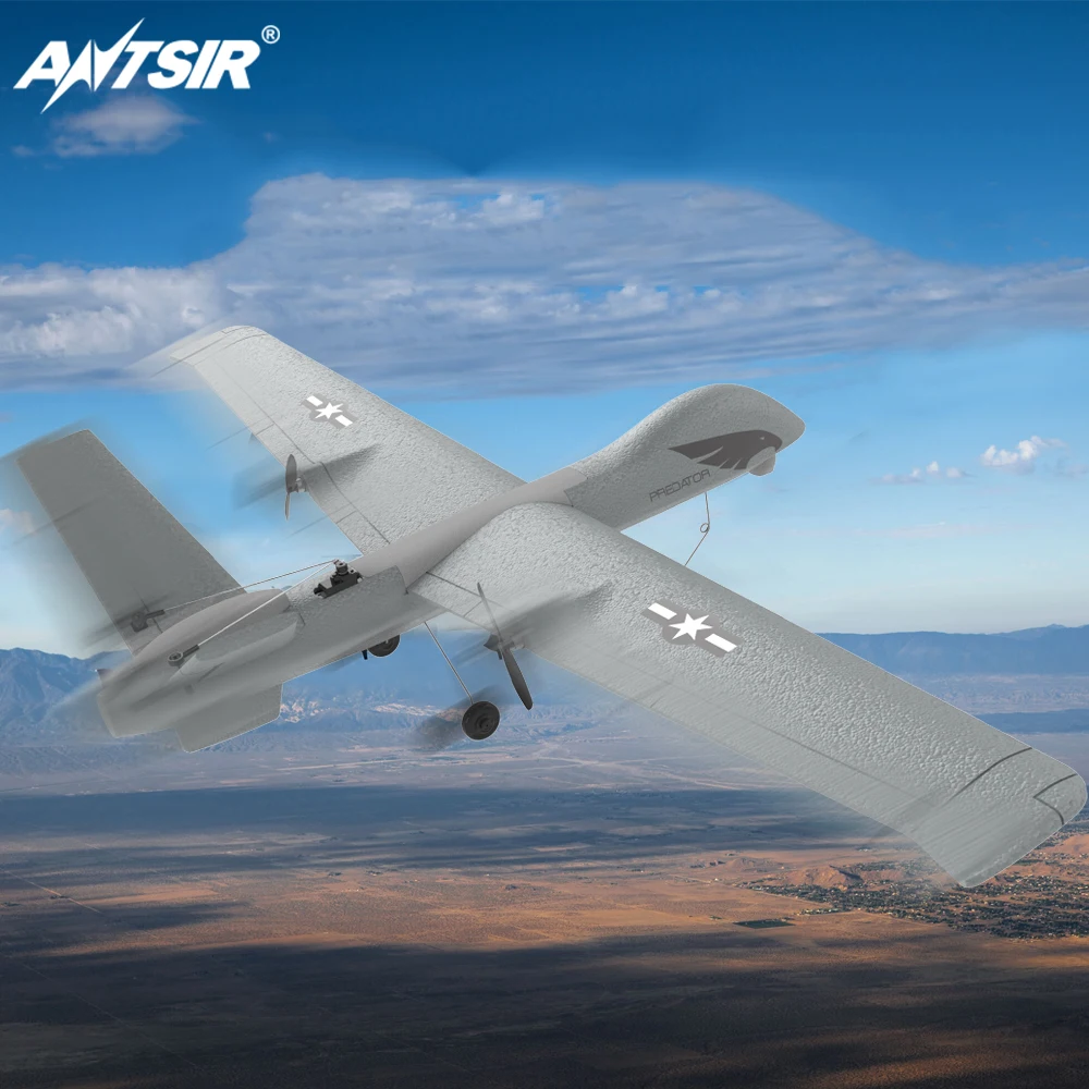 Фото Z55 Predator 2,4G 3CH RC Самолет EPP Пена Ручной метатель Размах крыльев 660 мм Самолет с дистанционным управлением Планер Самолет Открытый Игрушки для мальчиков №1