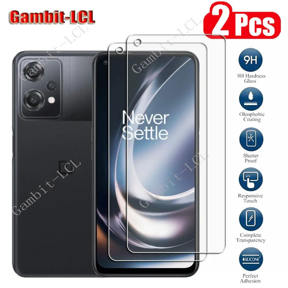 

2PCS HD Original Protection Tempered Glass For OnePlus Nord CE 2 Lite 5G 6.59" CE2Lite Screen Protective Protector Cover Film