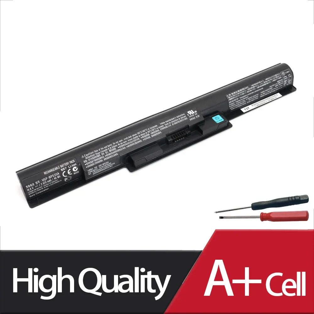 Аккумулятор VGP-BPS35 BPS35A для Sony Vaio Fit 14E 15E SVF15217SC SVF1521A2E SVF152A25T SVF15N19SCB SVF14215SC SVF152A29M