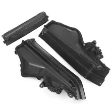 Juego de 3 unids/set de paneles de partición del compartimento superior del motor de coche, plástico negro para BMW X5 X6 E70 51717169419, 51717169420, 51717169421