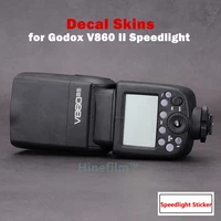 v860 ii v860ii camera speedlight vinyl decal skins wrap cover for godox v860ii c v860ii n v860ii s v860ii o premium sticker