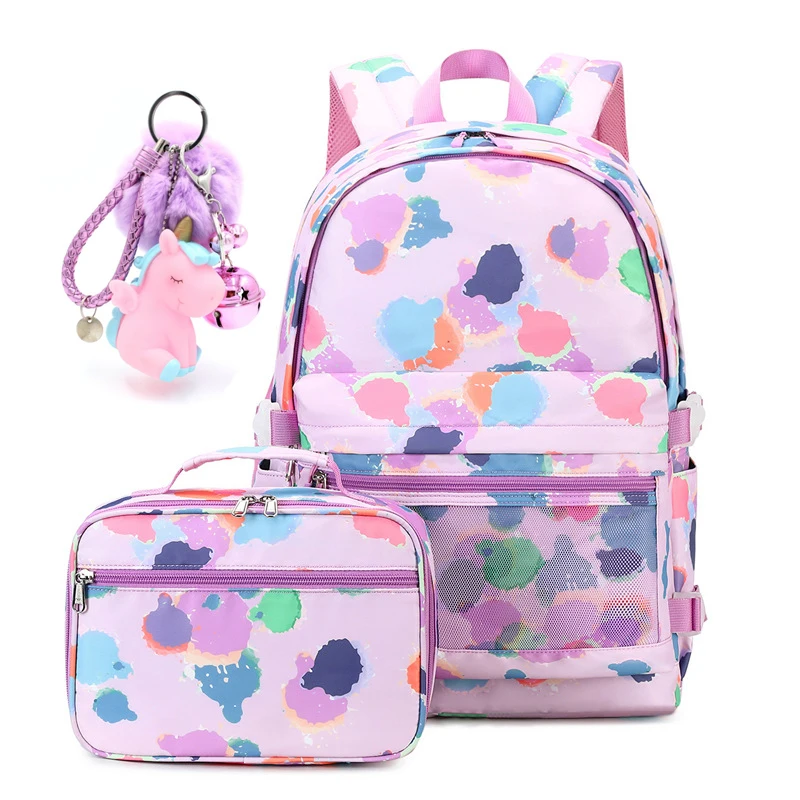 

Вместительные школьные ранцы XZAN для девочек, сумка на плечо, детский школьный ранец с принтом, Детский рюкзак для книг