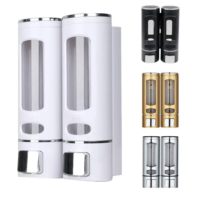 Одинарный/двойной настенный дозатор для мыла диспенсер шампуня и ванной