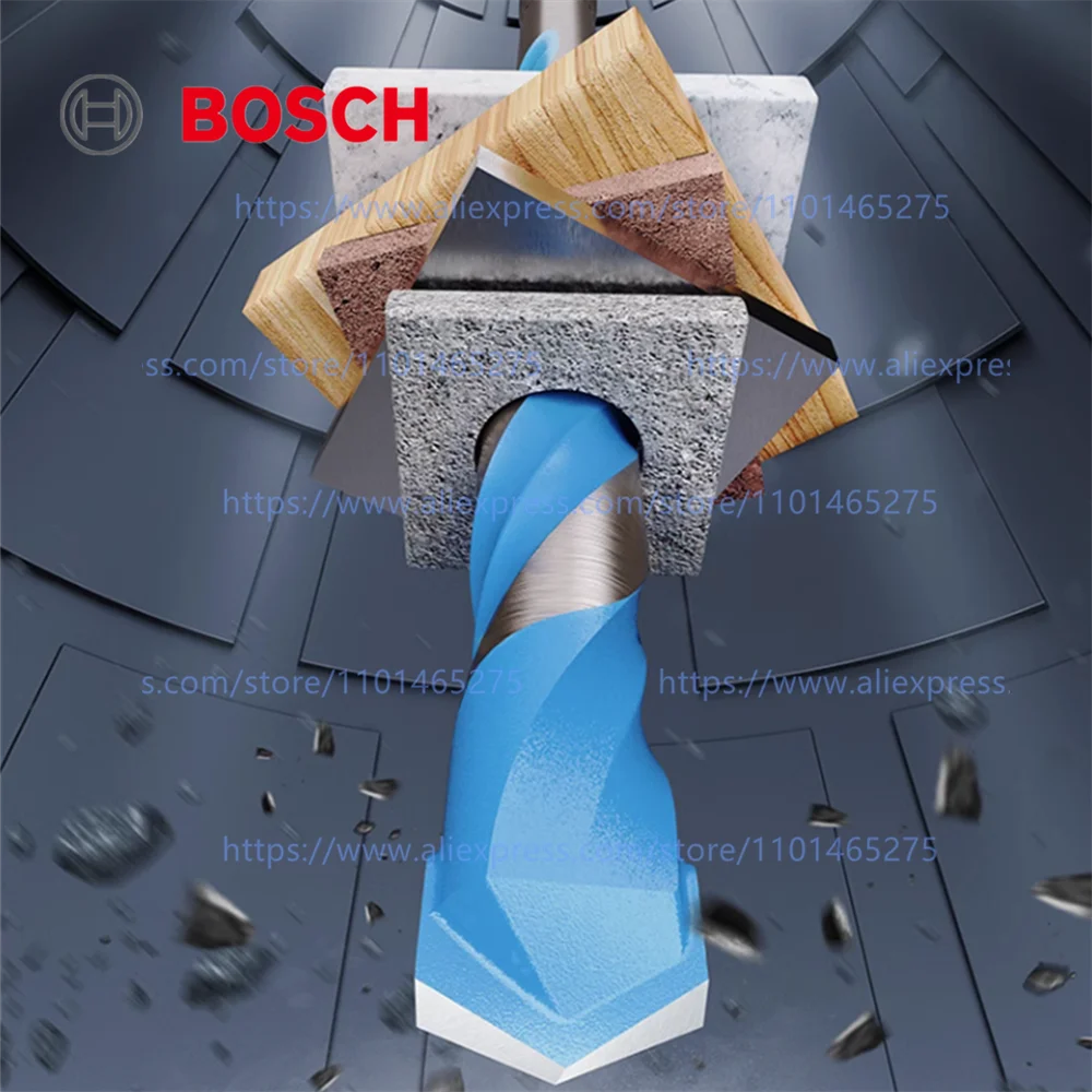 Фото Сверла Bosch HEX-9 для строительства, многофункциональные строительные фрезы для бетона в каменной кладке №1