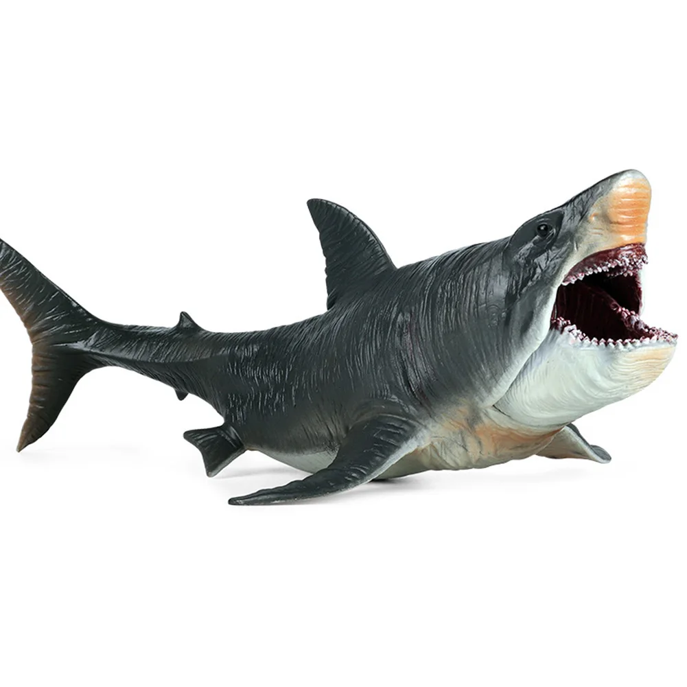 

Animal Props Great White Shark Ornaments Atmosphere Crafts Large Megalodon Decor
