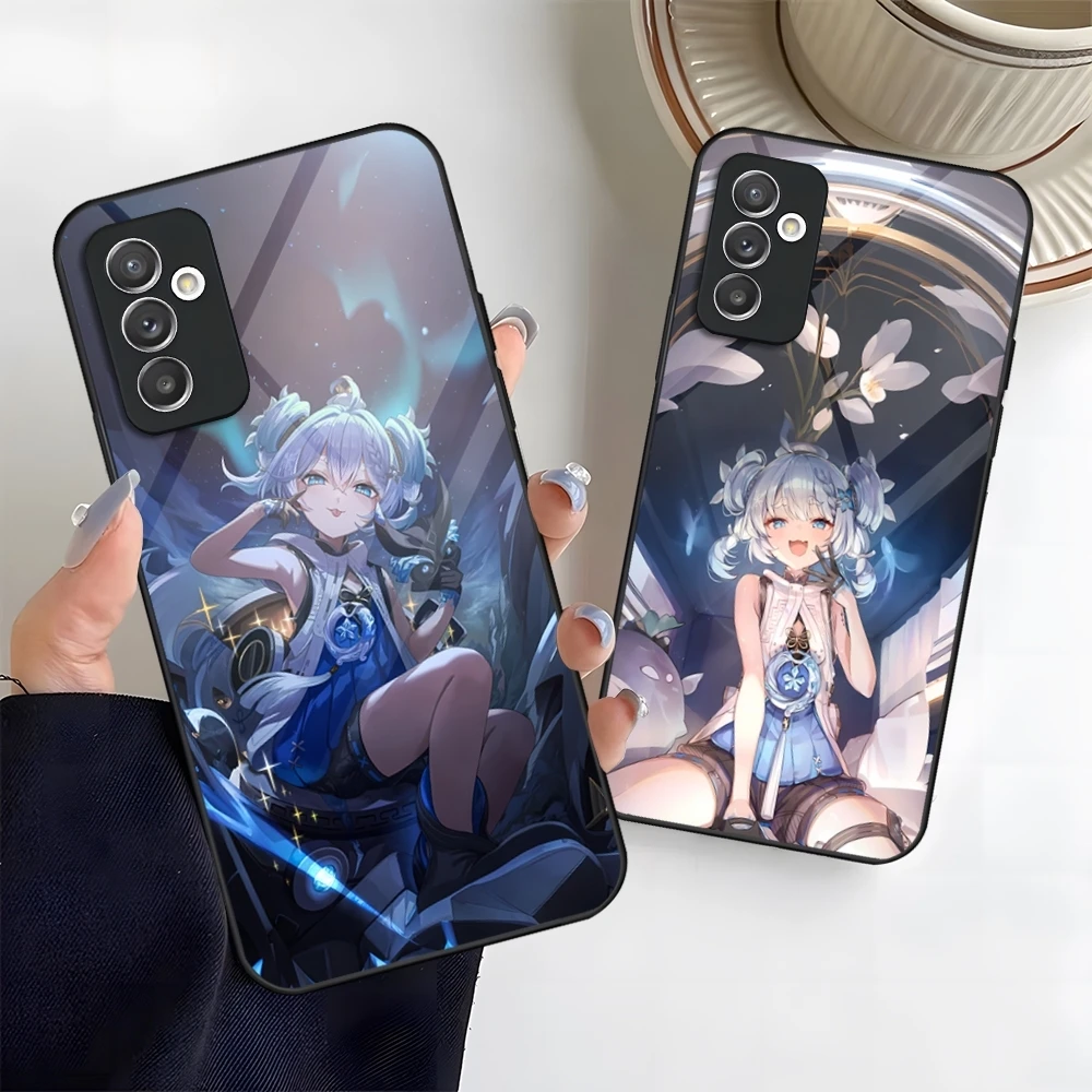 Чехол для телефона Wuthering Waves Youhu стекло Samsung Galaxy S24 S20 S21 S22 S23 Ultra Fe Plus A34 A54 A16 A24 A52 A53 M54