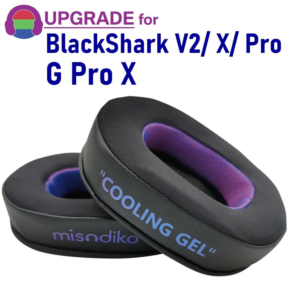 Almofadas de Ouvido Substituição para Razer Misodiko Atualizado Blackshark x Pro g Gaming Headset v2 –