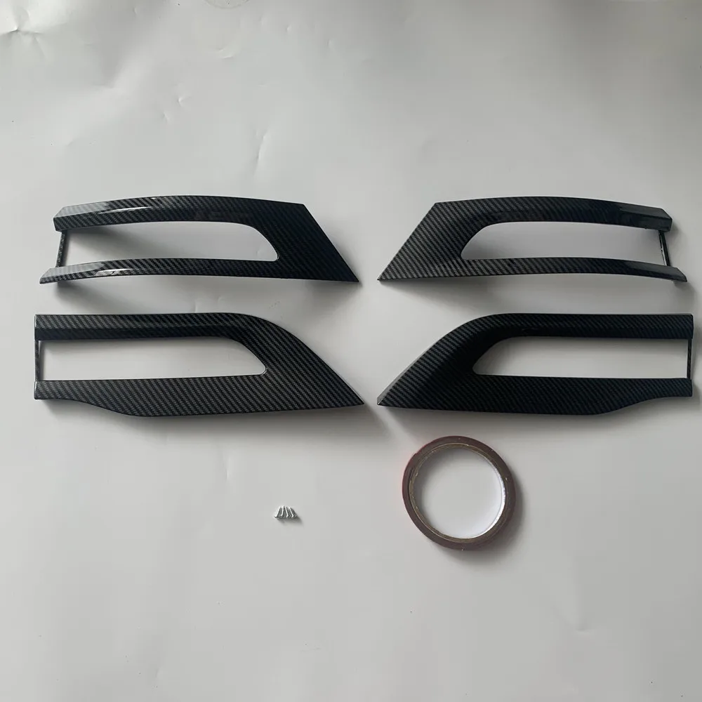 

For 2014-2020 Jeep Grand Cherokee Carbon fiber Tail Light Trim Bezel Kit New