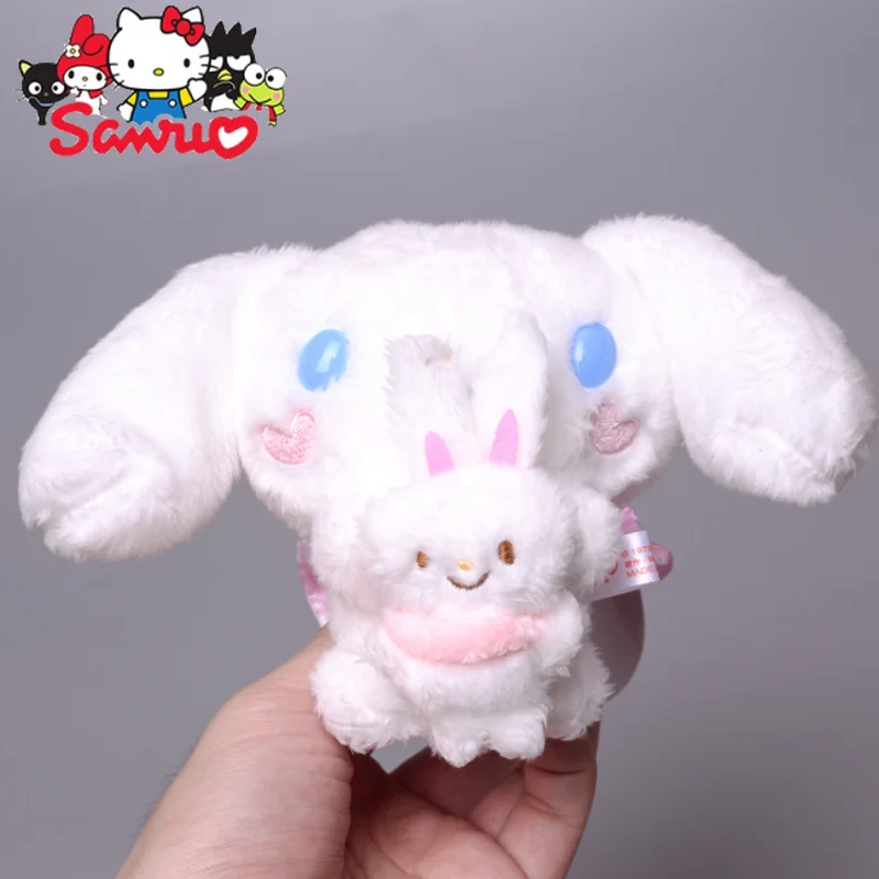 

Sanrio Cinnamoroll Toy Doll Pendant Soft Pillow Japanese Cartoon Kawaii Room Decorations Children Christmas Birthday Gift 10cm