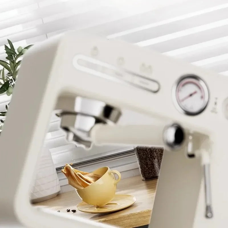 Домашняя кофемашина в стиле ретро