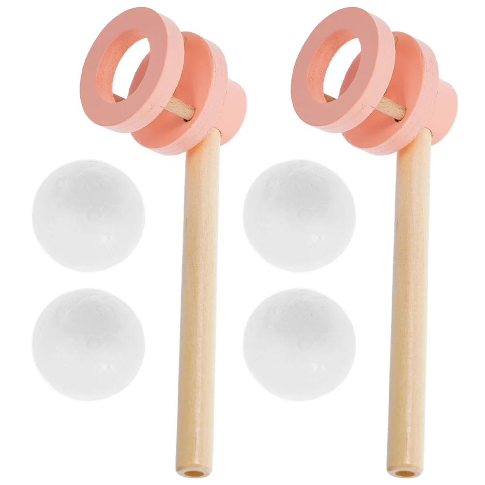 

1 Set of Small Floating Blowing Pipe Playthings Children Funny Floating Balls Toys