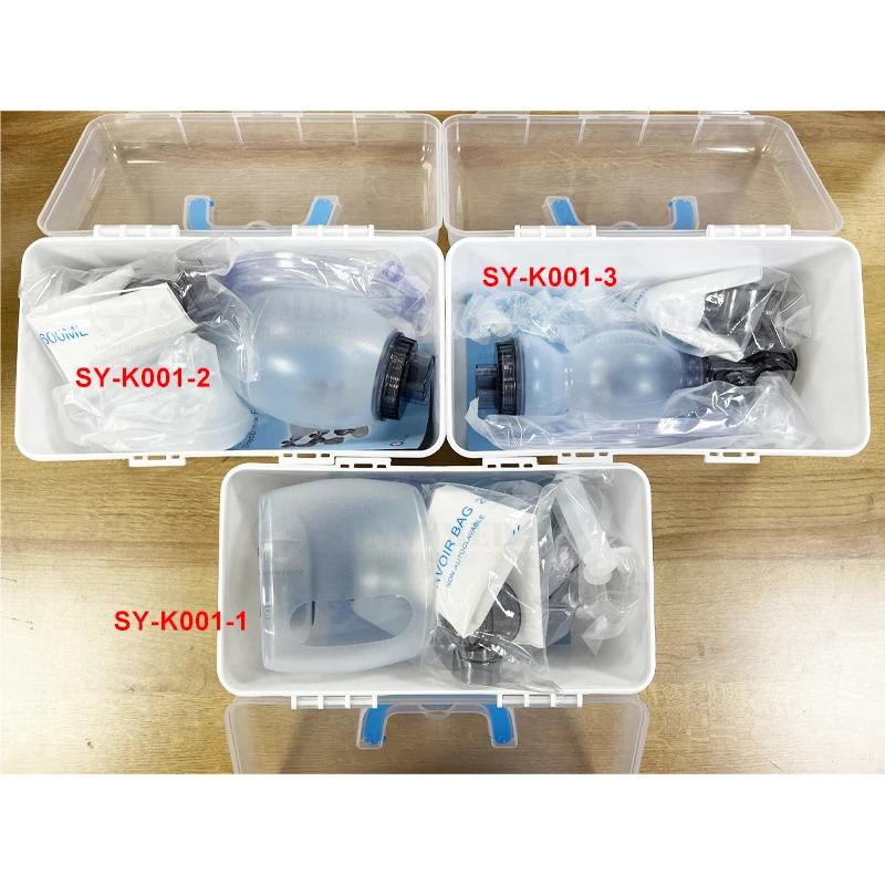 SY-K001 наборы первой помощи кислородный мешок Ambu медицинский одноразовый и без