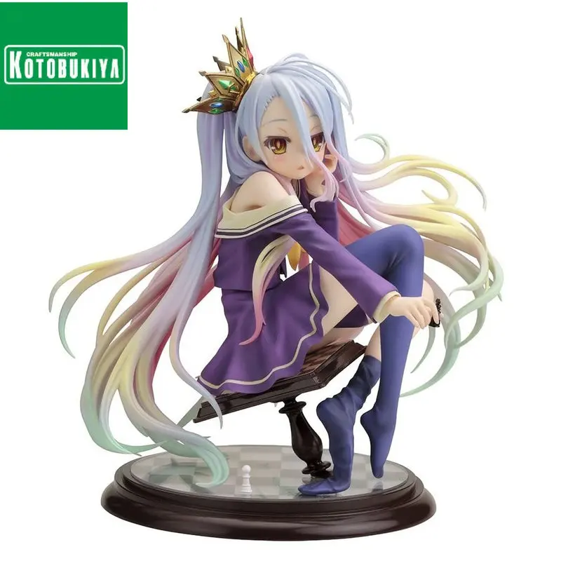 

Kotobukiya No Game No Life Shiro Figure Model Ornaments Figure PVC Model Doll Toys Birthday Gifts Colletible Model Toy