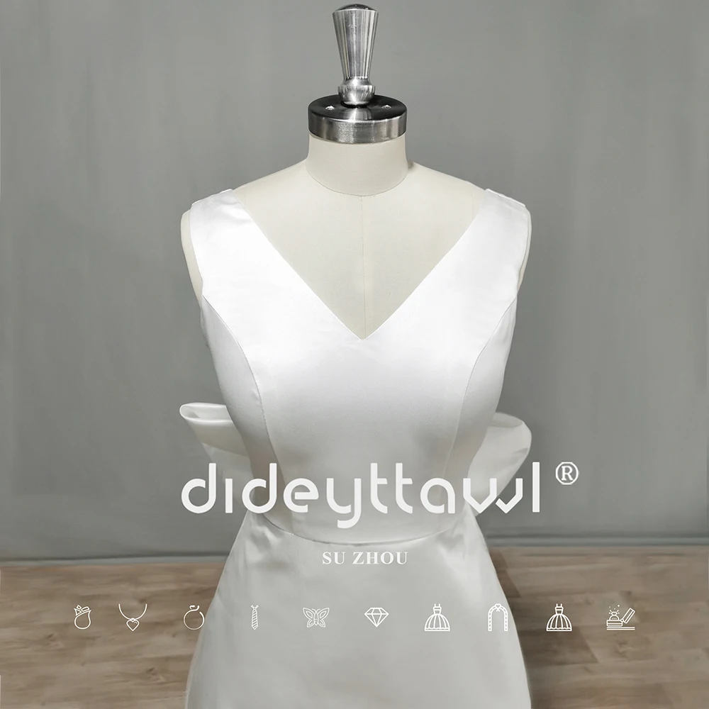 Рисунок 6 - Женское Короткое атласное свадебное платье DIDEYTTAWL