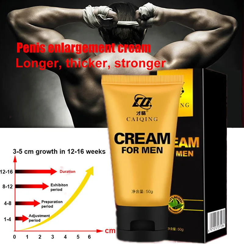 New Natural Male Enhancement Cream Penis Enlargement Cream Thicker Extend Penis Sexy Massage Cream Long Lasting Strong Man 50g