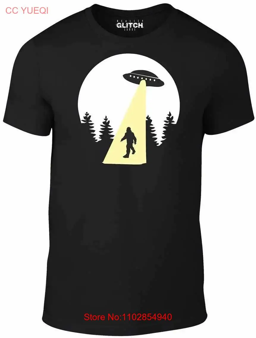 Футболка Sasquatch Beam Up-забавная футболка НЛО инопланетяне ретро крутой космос bigfoot