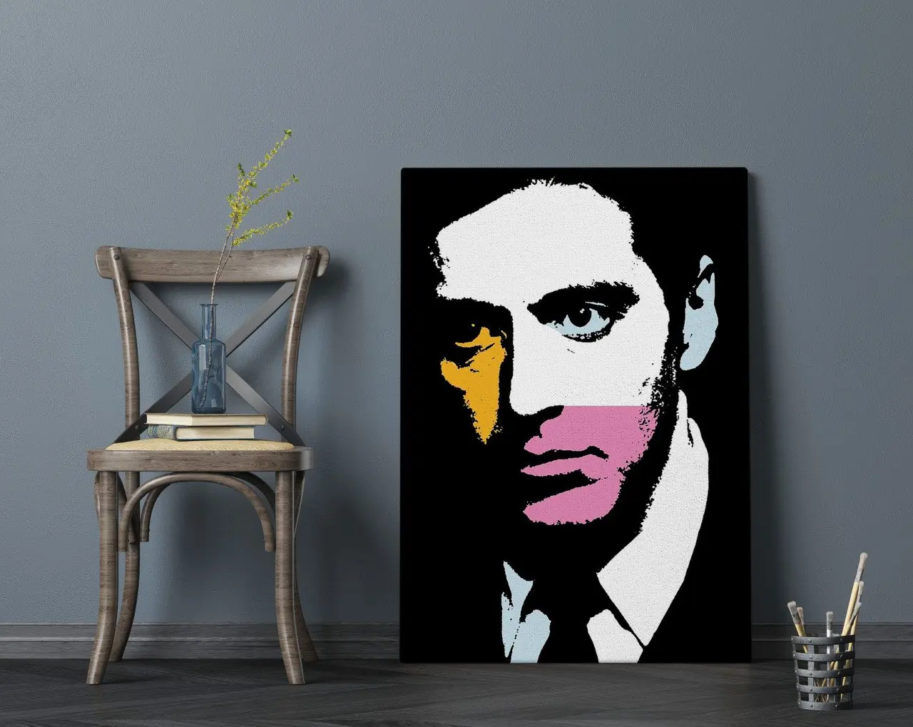 

Холщовый стол BK Home Al Pacino Pop Art Design, 70x100 см-1