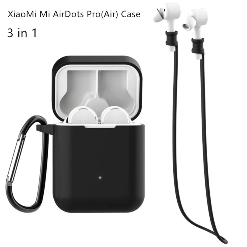 

Silicone Case For Xiaomi airdots Pro true Wireless Bluetooth-Compatible Earphone Shockproof Bags for Xiaomi air airdots case
