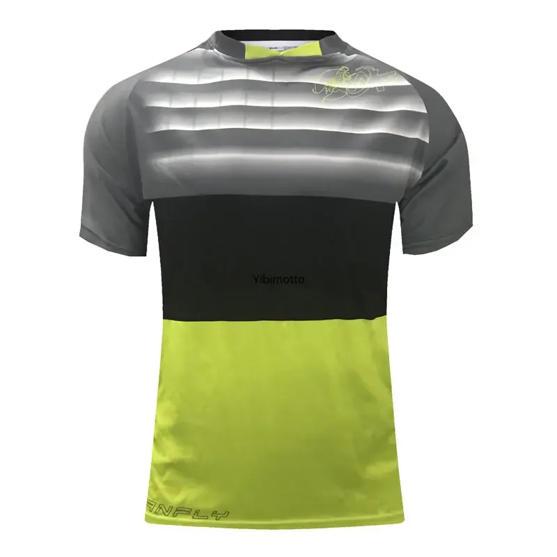 Быстросохнущая трикотажная майка для мотокросса BMX с коротким рукавом эндуро MTB