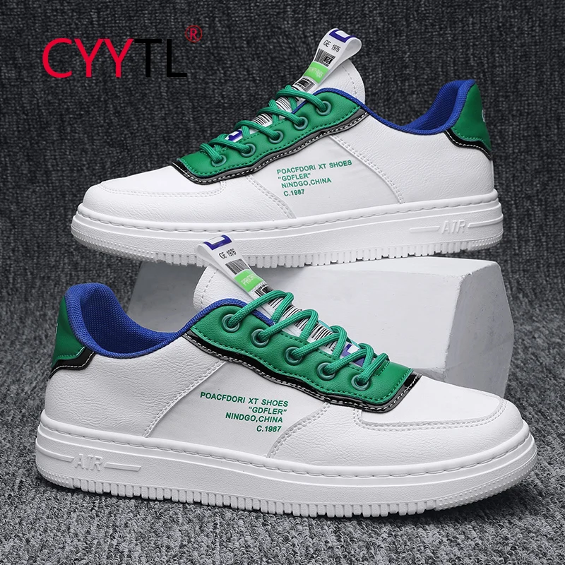 

CYYTL 2022 Summer Shoes for Men Luxury Designer Sneakers Comfortable Sports Fashion Skateboard Walking Ankle Non Slip Tennis