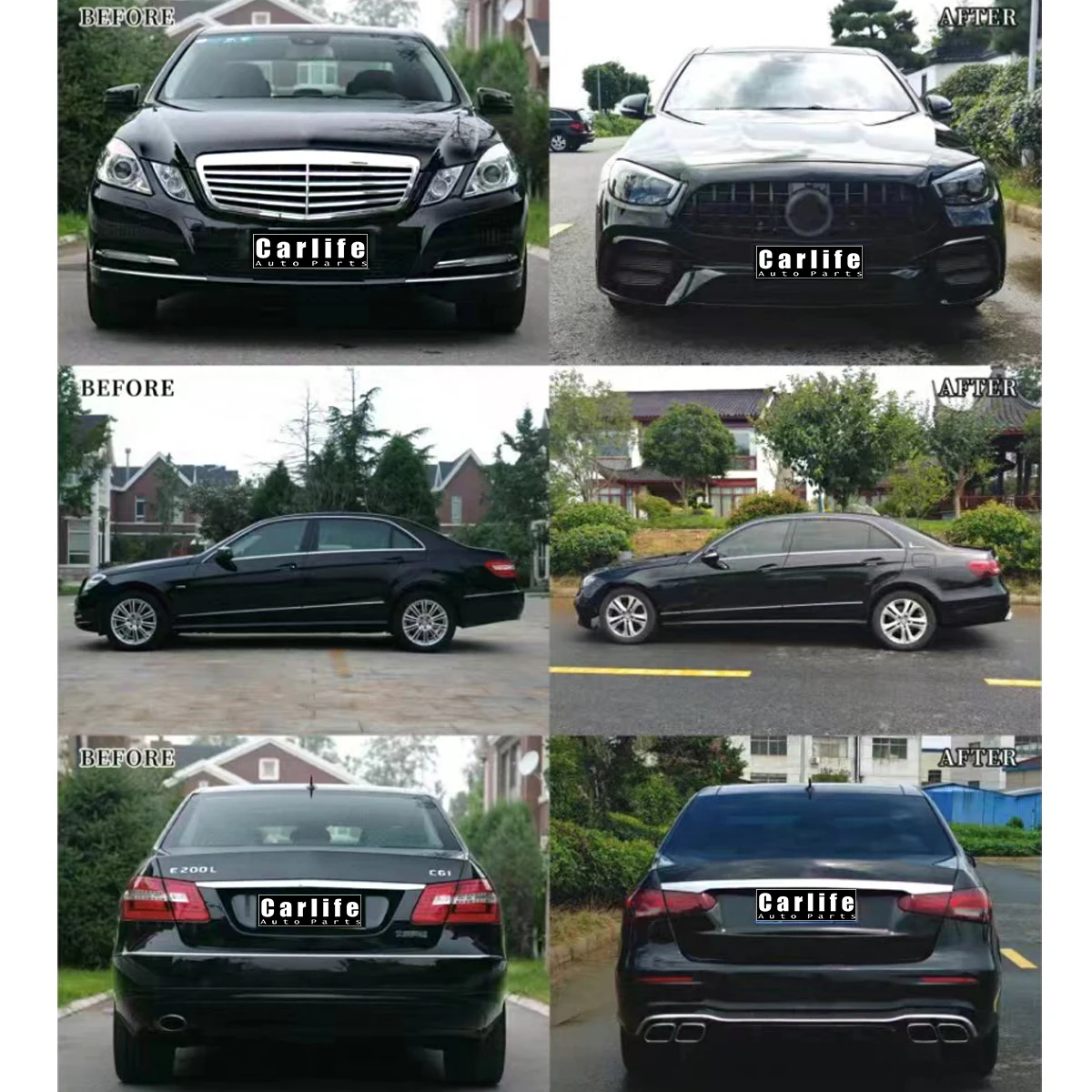 Высококачественный автомобильный комплект кузова для Mercedes Benz W212 2009-2015 Facelift W213 E63