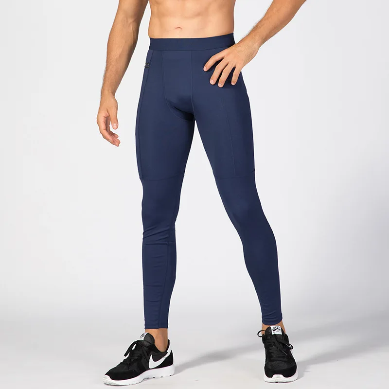 

Men Pants Zip Pocket Fitness Trousers Sports Running Training Perspiration Quick-Dry High-Stretch Tights Sweatpants Clothes